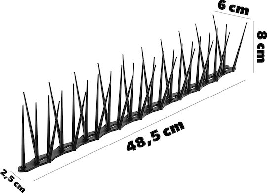 Kadax Ακίδες Απώθησης Πουλιών 0.06x0.06m