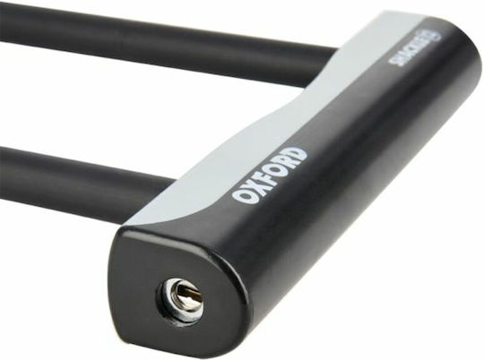 Oxford Shackle 12 Bicycle Pedal Lock with Key Black