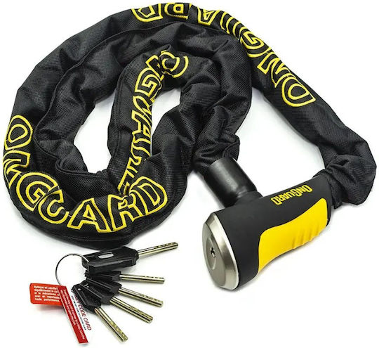 OnGuard Mastiff 8021 180cm Motorcycle Anti-Theft Chain in Black