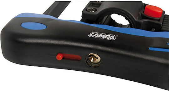 Lampa 6538.6lb Bicycle Pedal Lock with Key Black