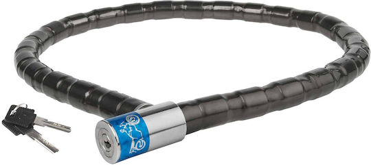 M-Wave H24.10 Κλειδαριά Ποδηλάτου Κουλούρα με Κλειδί Μαύρη