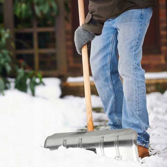 Kadax Lopată de zăpadă cu Coada de Lemn 143cm