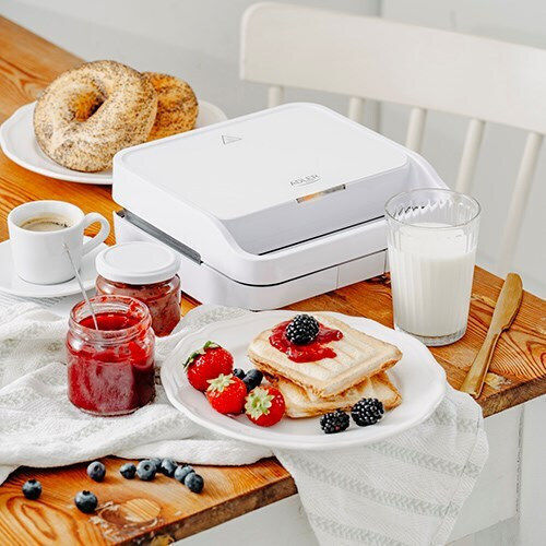 Adler Τοστιέρα για 2 Τοστ 850W Λευκή