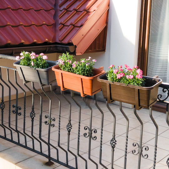 Kadax Planter Box Plastic Gri Kadax Planter Box Plastic Gri