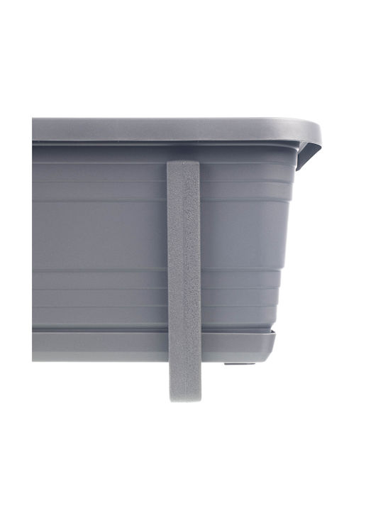 Kadax Planter Box Plastic Gri 60cm.