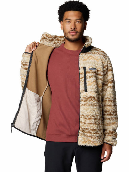 Winter Pass Ανδρική Ζακέτα Fleece Μπεζ