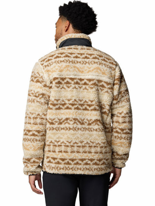 Winter Pass Ανδρική Ζακέτα Fleece Μπεζ