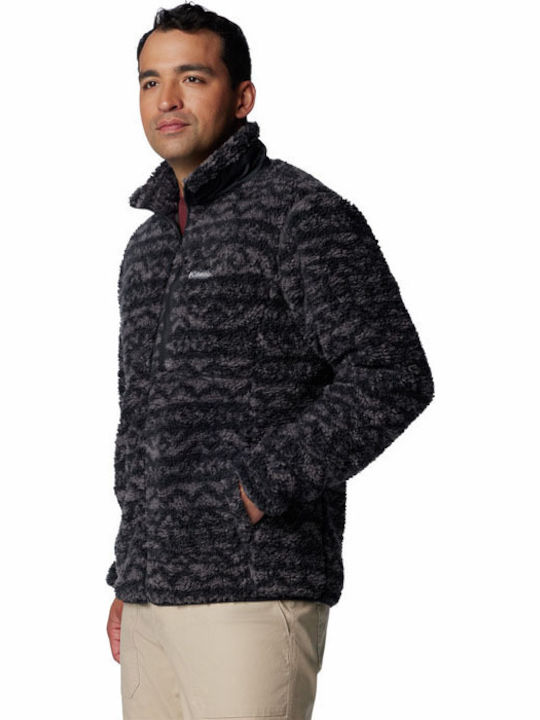 Winter Pass Men's Fleece Cardigan Black
