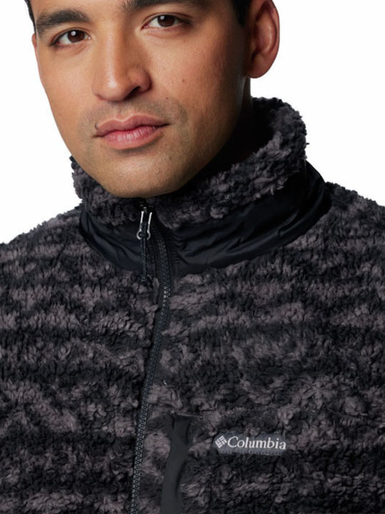 Winter Pass Men's Fleece Cardigan Black