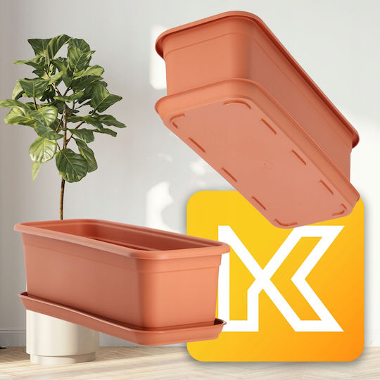 Kadax Set 3 Planters Plastic Teraktota