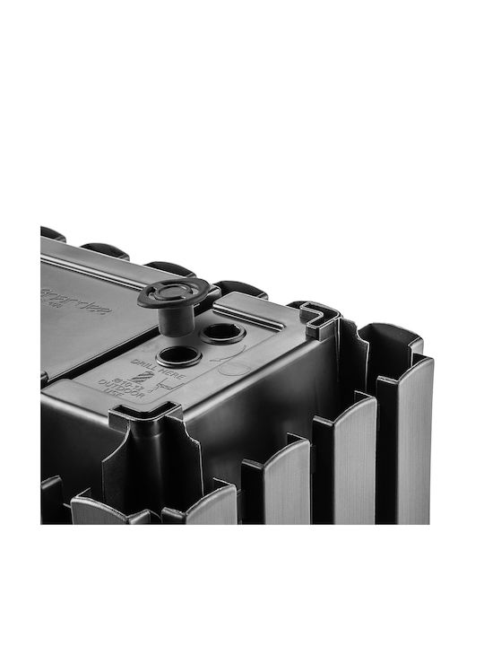 Kadax Self-watering Pot Plastic Anthracite 38cm.