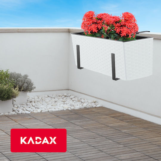 Kadax Βάση Γλάστρας Λευκή 19x56εκ.