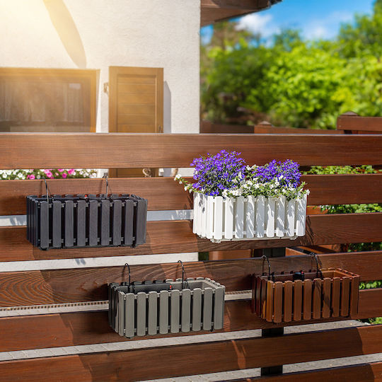 Kadax Self-watering Pot Plastic Anthracite 38cm.