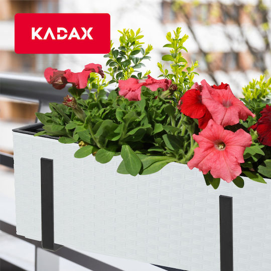 Kadax Βάση Γλάστρας Λευκή 19x56εκ.