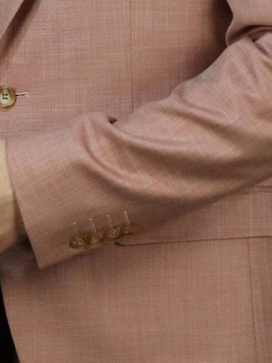 Men's Suit Jacket Slim Fit Coral