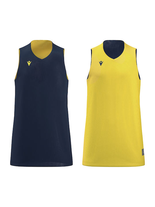 Idaho Double-Sided Basketball Game Jersey Navy Yellow