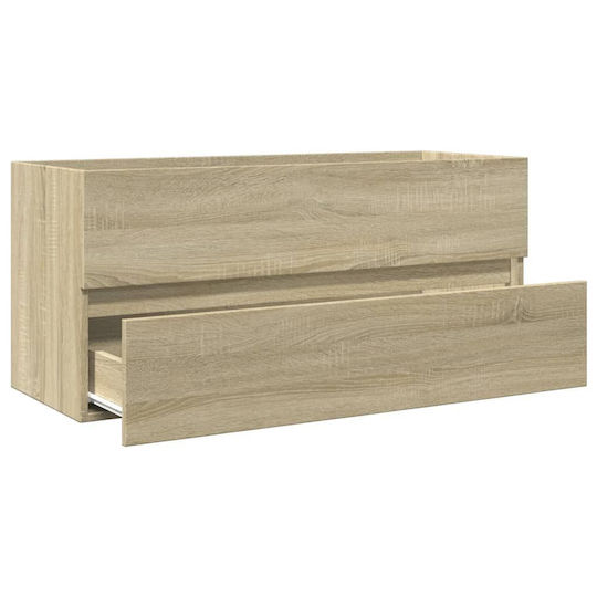 vidaXL Πάγκος χωρίς Νιπτήρα Μ100xΒ38.5xΥ45cm Καφέ