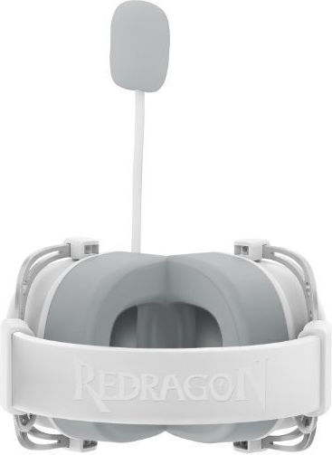 Redragon Aurora Over Ear Gaming Headset with USB Connectivity White for PC PS4 PS5