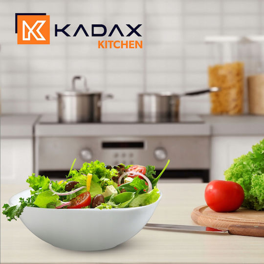 Kadax Salatschüssel Glas Weiß 1Stück