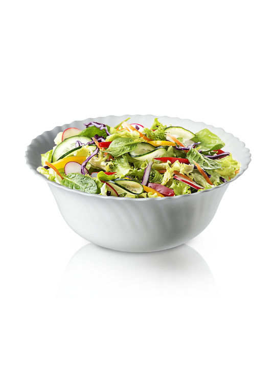 Kadax Salatschüssel Glas Weiß 1Stück