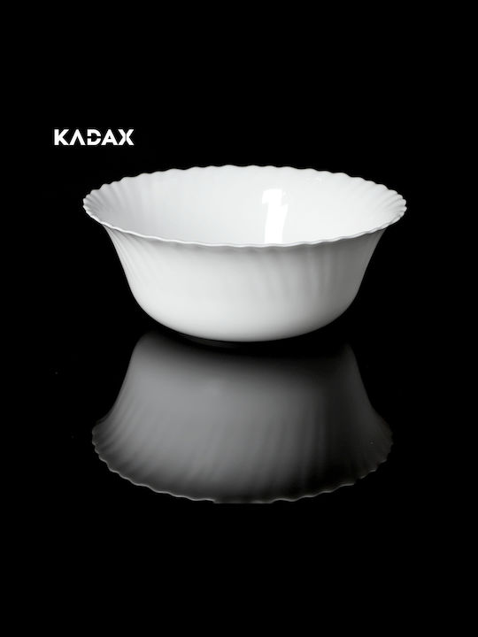 Kadax Salatschüssel Glas Weiß 1Stück