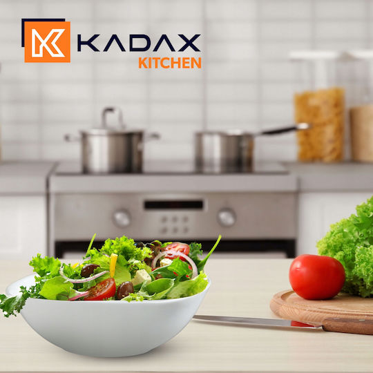 Kadax Salatschüssel Glas Weiß 1Stück