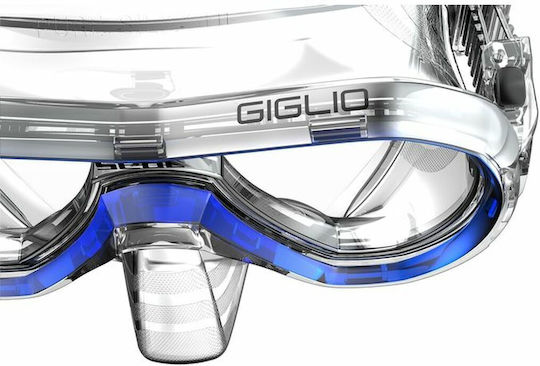 Seac Valve Diving Mask with Blue Snorkel