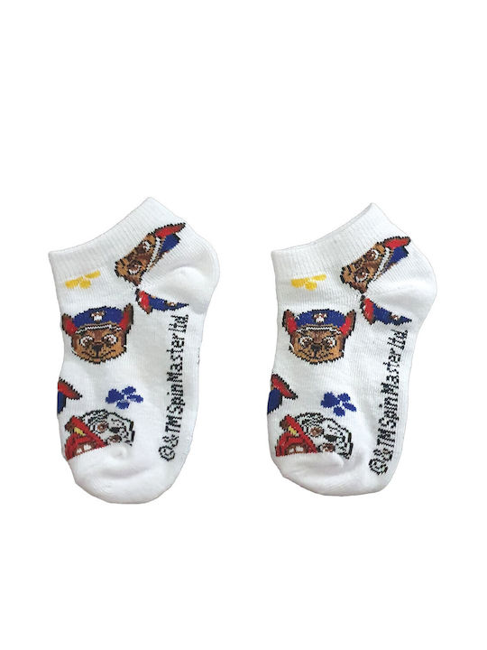 Paw Patrol Kids' Ankle Socks White