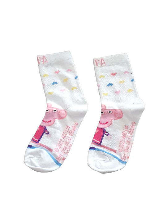 Peppa Pig Kids' Socks White