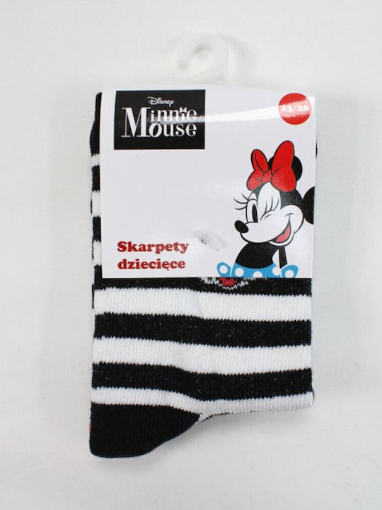 Disney Παιδικές Κάλτσες Minnie Black, White