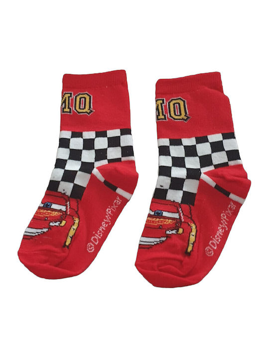 Disney Kids' Socks Car 95 Red