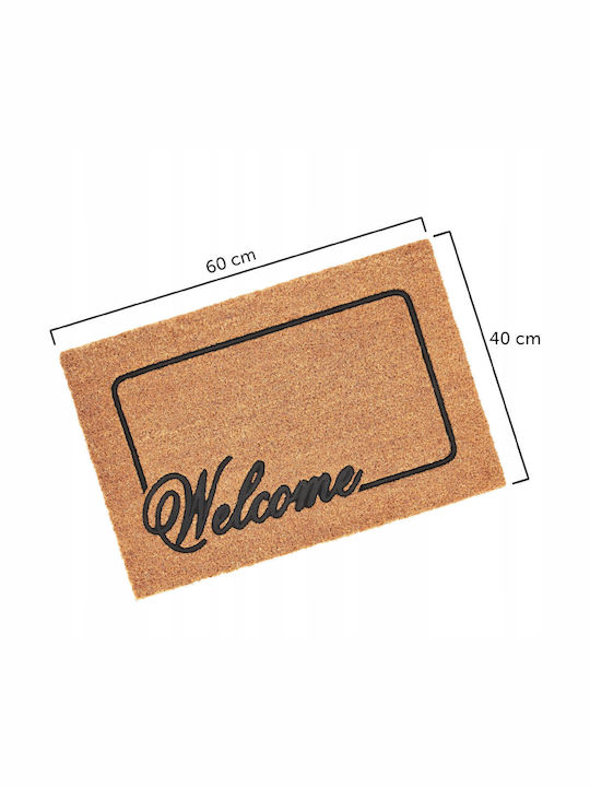 Kadax Entrance Mat Anti-slip made of Rubber 60x40cm