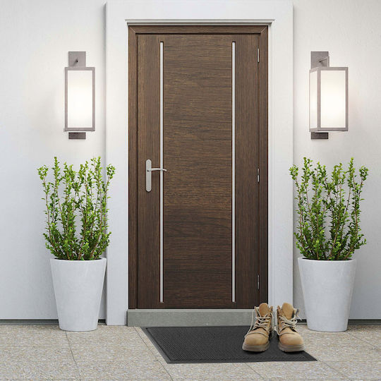 Kadax Covor de Intrare din Cauciuc Negru 60x40buc