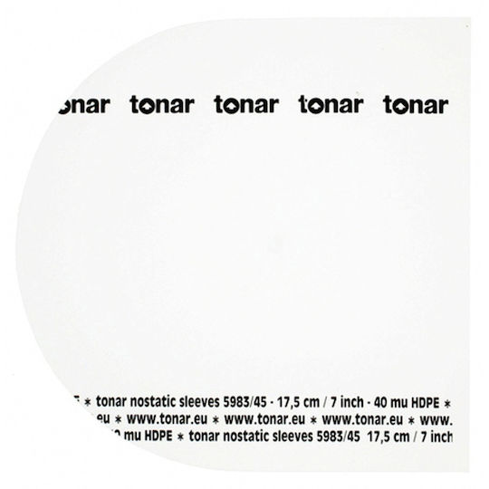 Tonar Capac de protecție din vinil Nostatic 5983 Inner Sleeves 7" 50 Pack