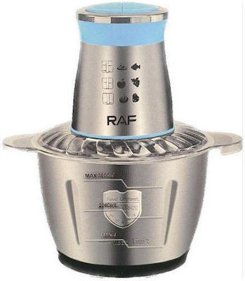 Raf R.7030 Mini Tocător Multi 250W Cu Recipient 2L Inox
