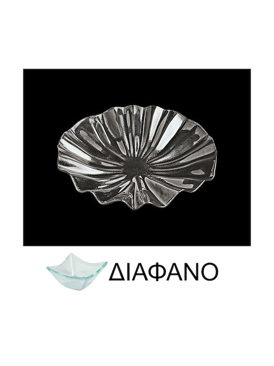 Lukanda Πιατέλα Σερβιρίσματος Γυάλινη Διάφανη 37x37εκ. 2τμχ Lukanda Πιατέλα Σερβιρίσματος Γυάλινη Διάφανη 37x37εκ. 2τμχ