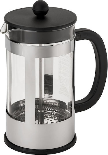 Bodum Kenya Manual Filter Coffee Maker Stainless Steel Black 1lt