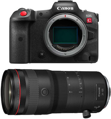 Canon Mirrorless Φωτογραφική Μηχανή EOS R5 C Full Frame Kit (RF 24-105mm F4L IS USM) Black