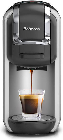 Rohnson Pod Coffee Machine Nespresso Pressure 19bar Black