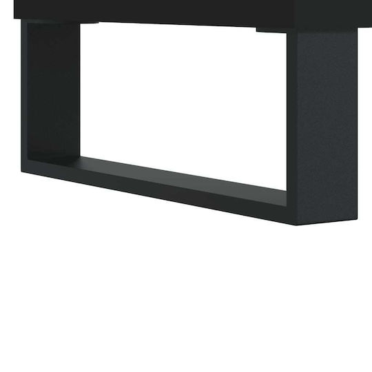 vidaXL Hi-Fi Furniture Black 38x74.5x48cm