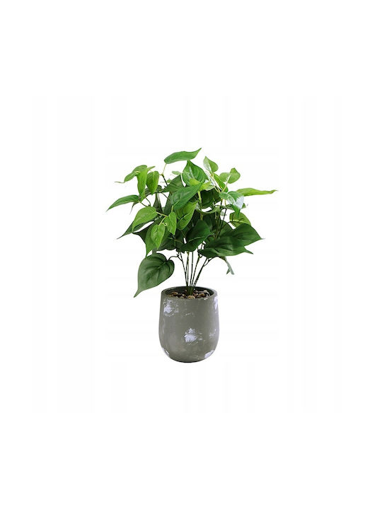 Изкуствено растение в саксийка Green 38см
