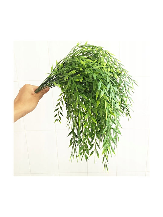 Künstlicher dekorativer Zweig Weide Grün 50cm