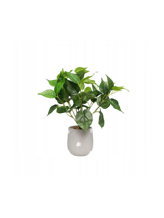 Изкуствено растение в саксийка Green 38см