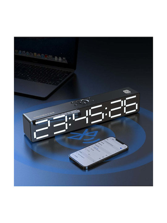 Ceas Digital de Masă cu Alarmă Negru