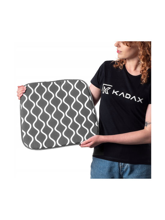 Kadax Gartenstuhlkissen Grau 38x40cm