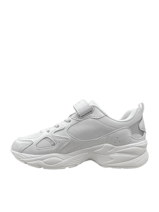 Παιδικά Sneakers με Σκρατς Λευκά