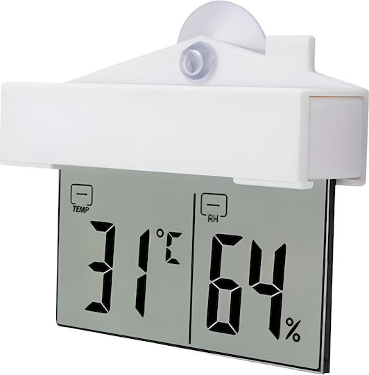 E750 Drahtlos Wetterstation Digital Tischplatte Weiß