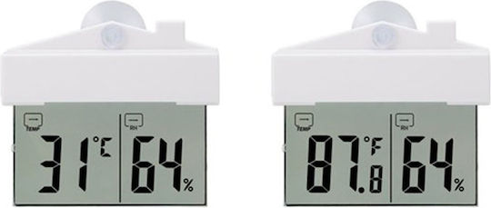 E750 Drahtlos Wetterstation Digital Tischplatte Weiß
