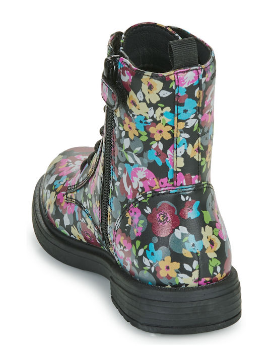 J Eclair Kids Boots with Zipper Black