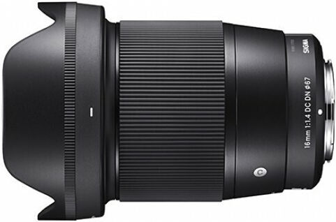 Sigma Φωτογραφικός Φακός Contemporary Fujifilm 16mm f/1.4 DC DN Σταθερός για Fujifilm X Mount Μαύρος